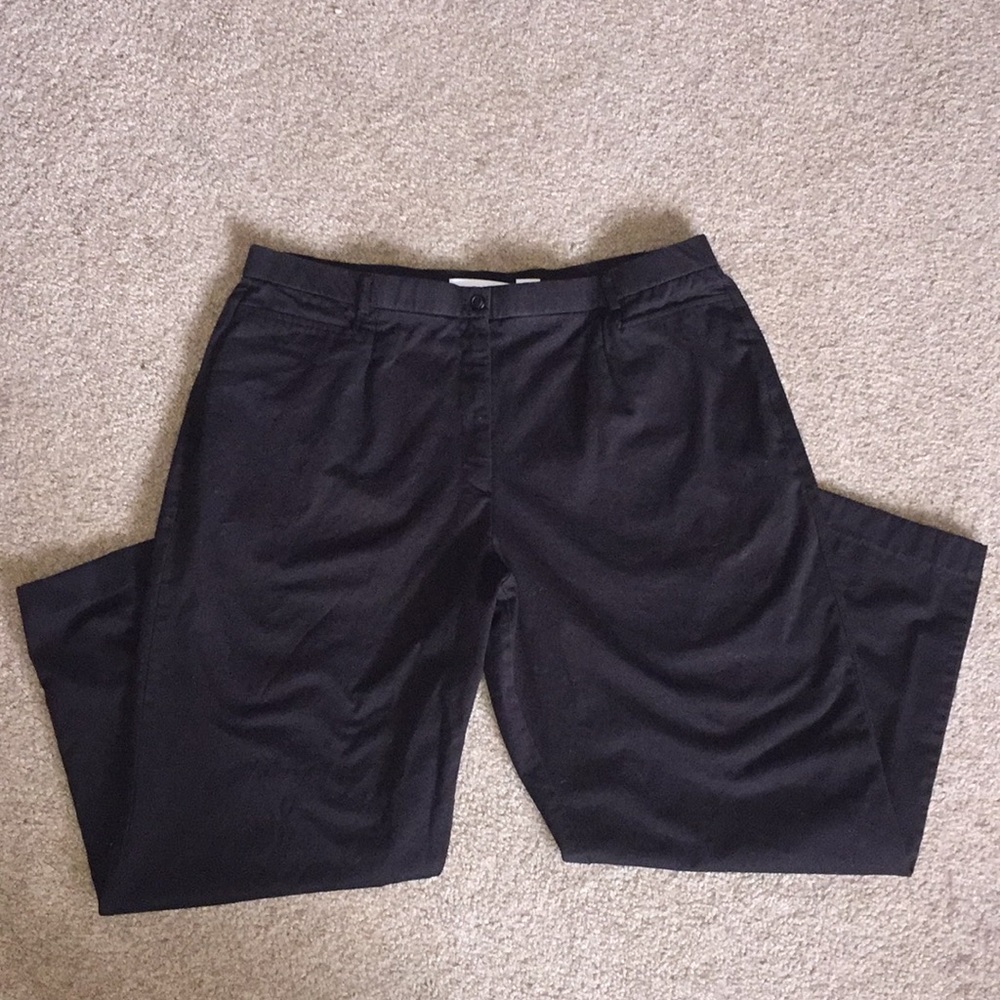 Sag Harbor Black Stretch Pants 💋 Sz 20w